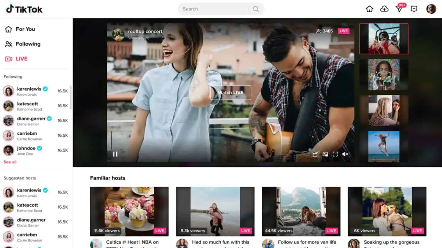 TikTok jobber med en Windows-skrivebordsapp for streamere