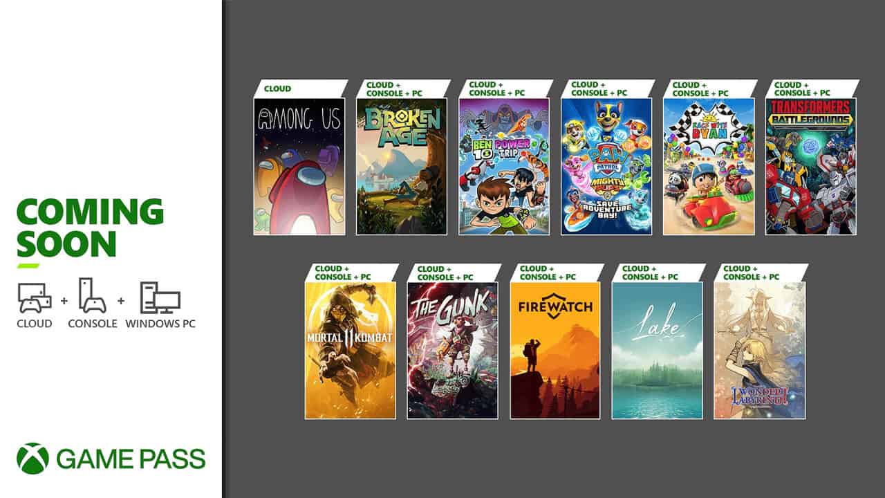 Update: Xbox Game Pass also gets Among Us and Record of Lodoss War: Deedlit in Wonder Labyrinth in December