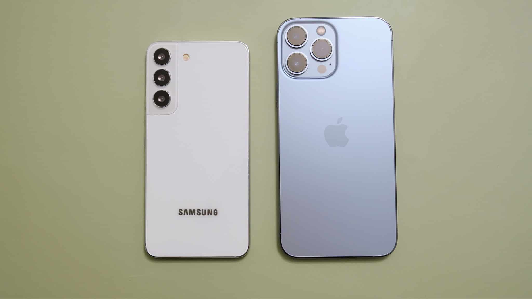 iphone or samsung s22