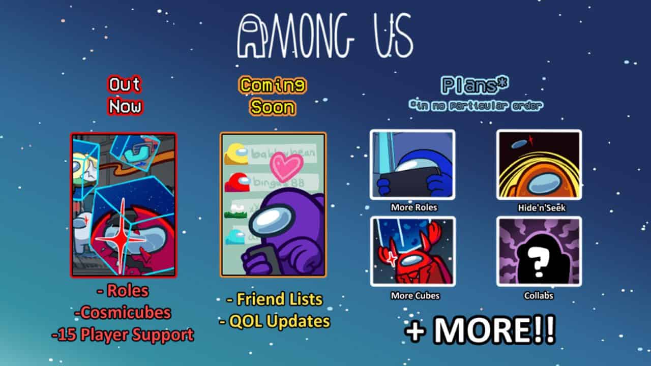 Among Us Roadmap