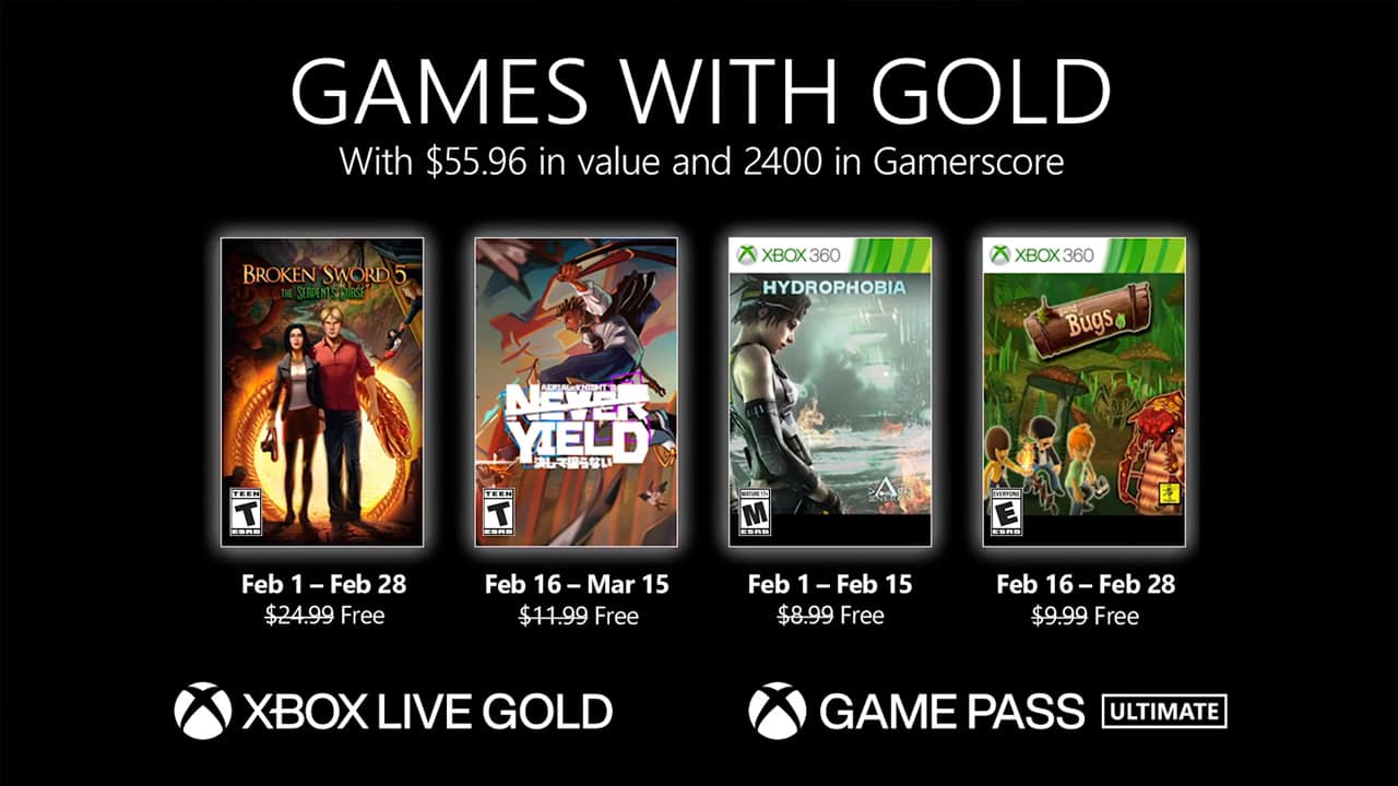 Xbox 360ゲームは、XNUMX月からXbox GameswithGoldの一部になりません