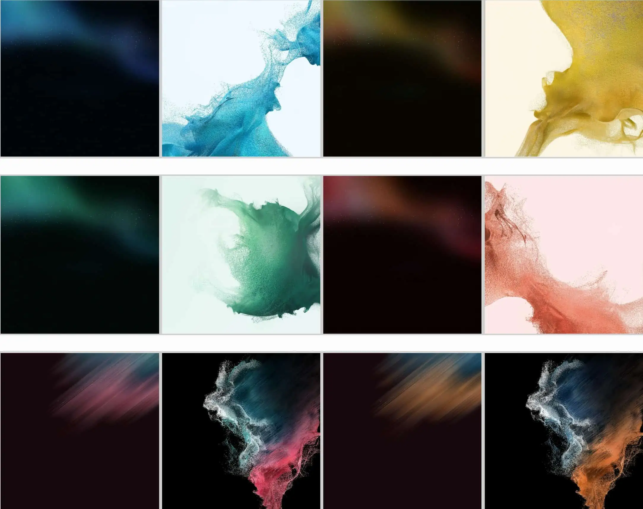 Download all of the new Samsung Galaxy S22 wallpapers