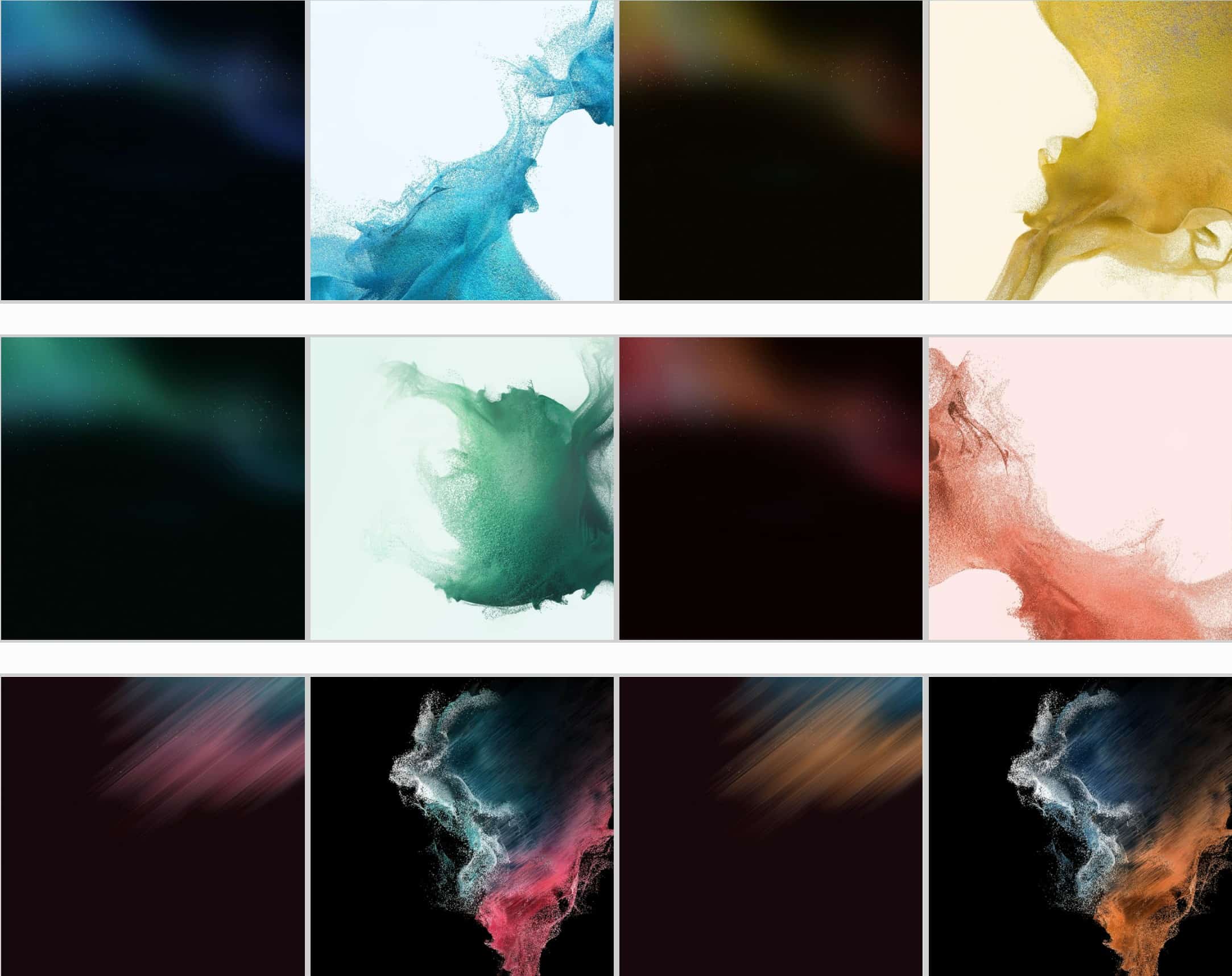 Download all of the new Samsung Galaxy S22 wallpapers