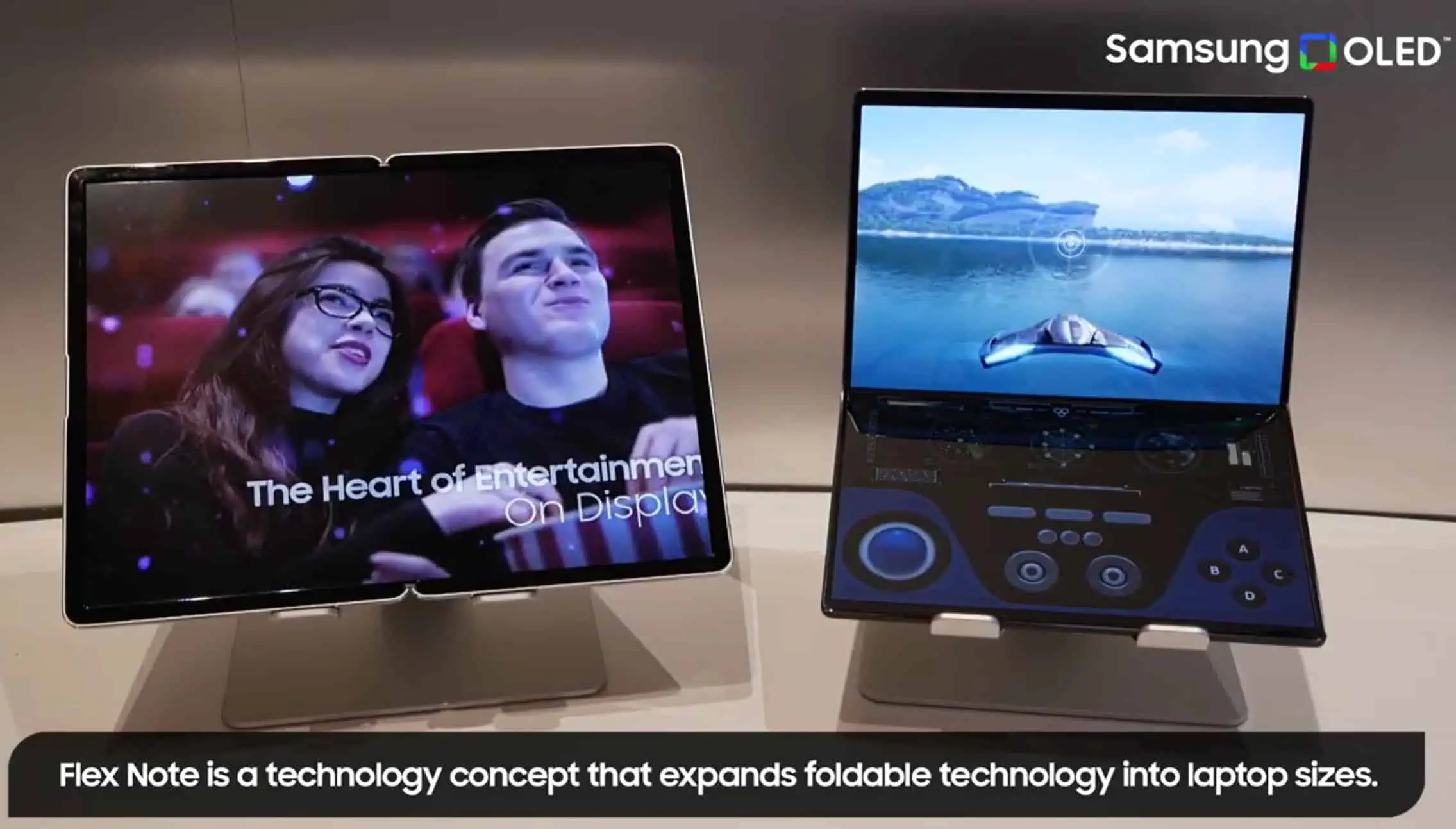 Samsung Flex Note appears to be a foldable laptop