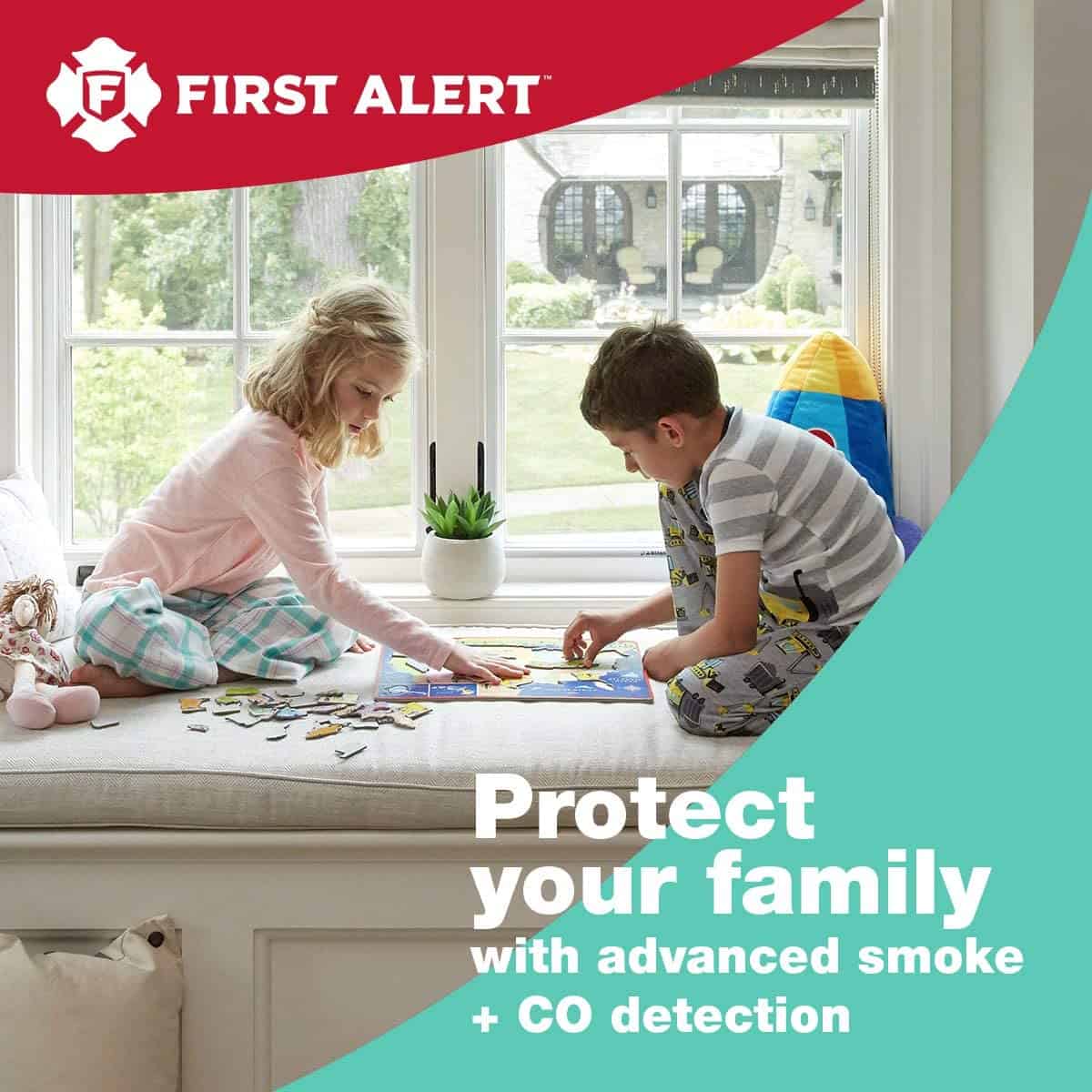 DETECTOR DE HUMO Y MONÓXIDO DE CARBONO CON ALARMA FIRST ALERT