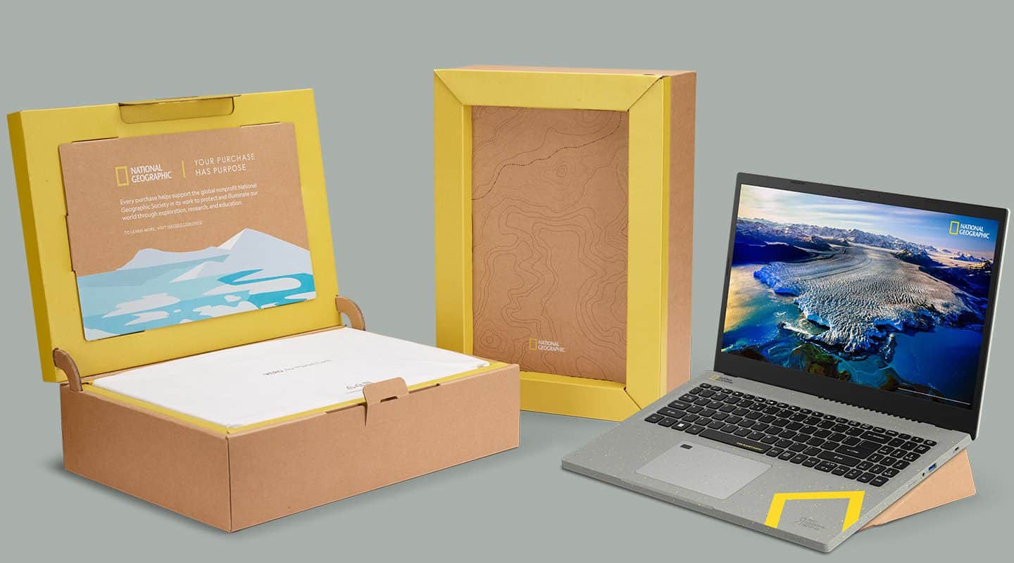 Acer Vero National Geographic Edition laptop and boxes