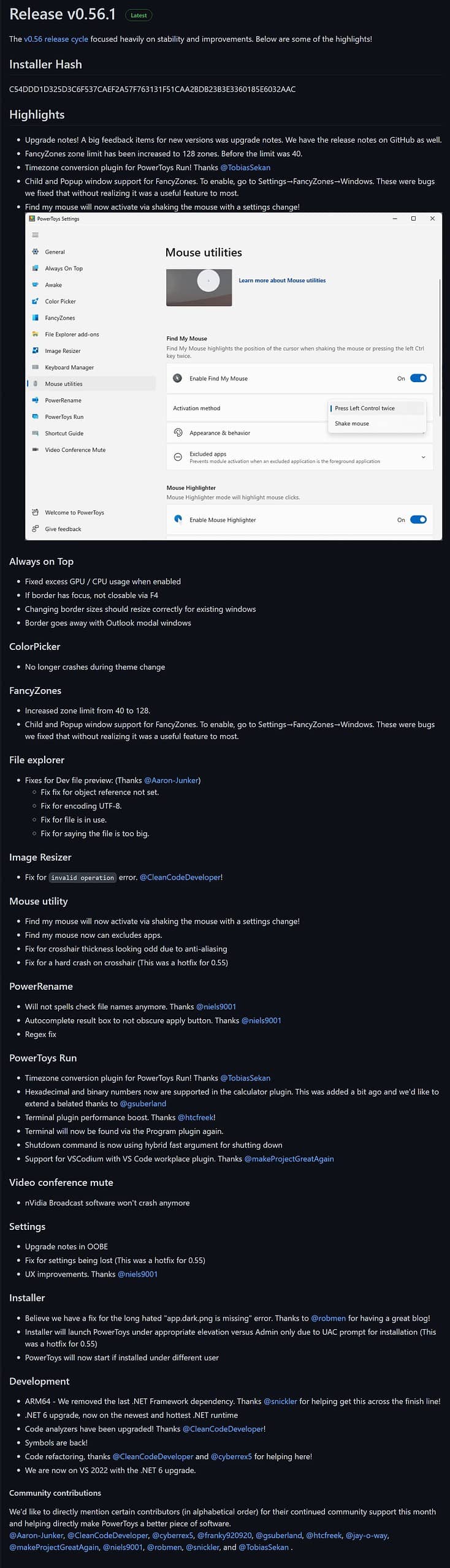 PowerToys v0.56.1