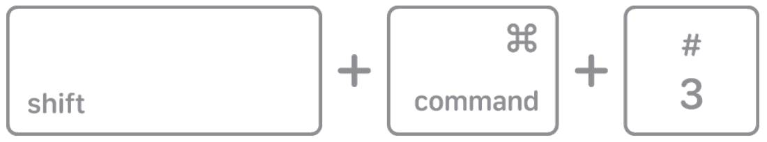 mac screenshot key combinations