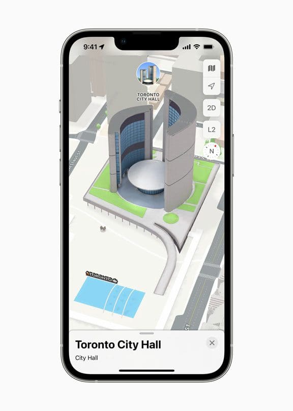 Apple Maps ora offre dettagli 3D a Montreal, Toronto e Vancouver