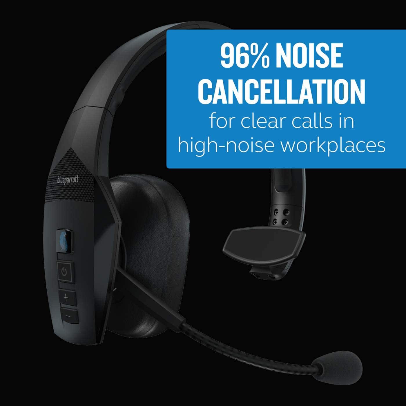 BlueParrott B550-XT headphone noise cancellation feature