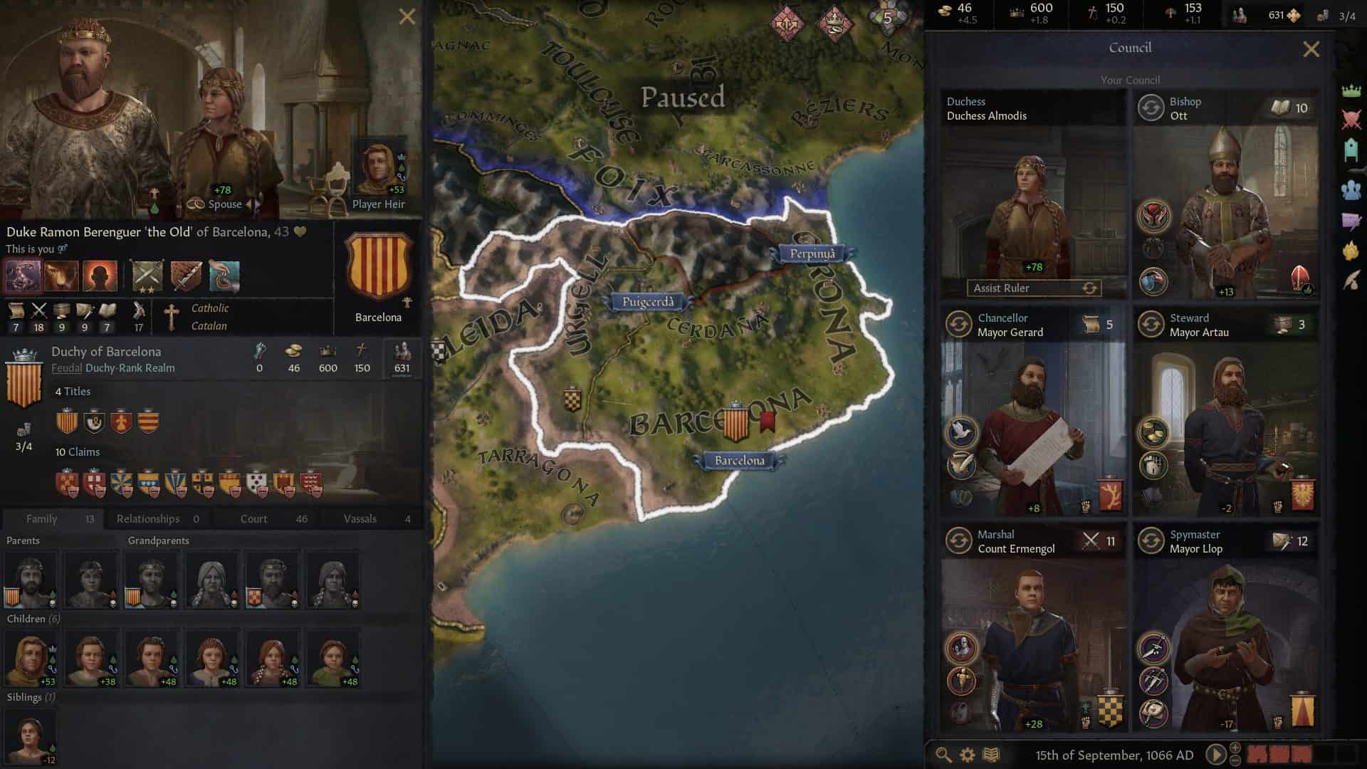 Crusader Kings III maps and characters