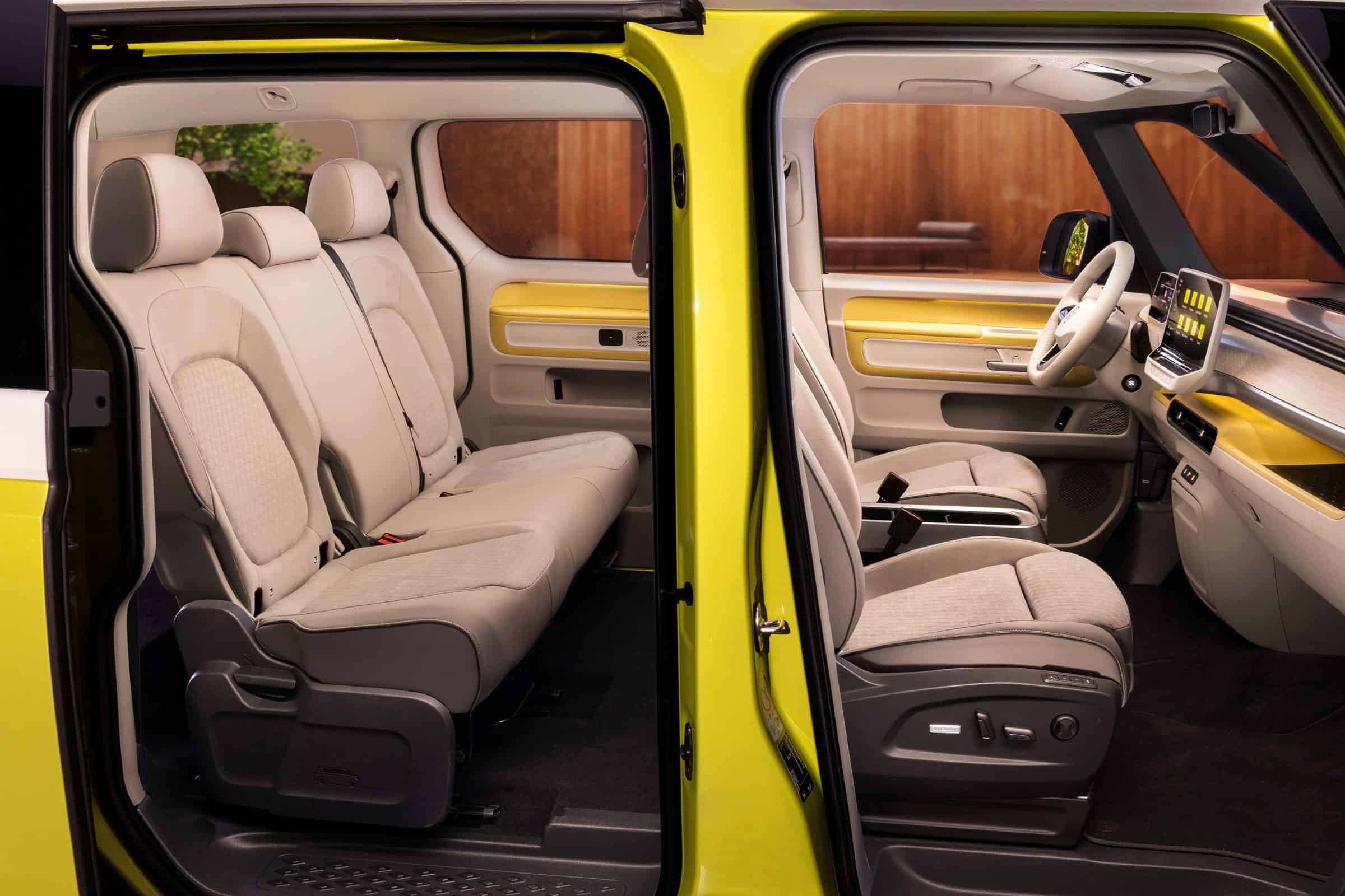 interior of Volkswagen ID. Buzz