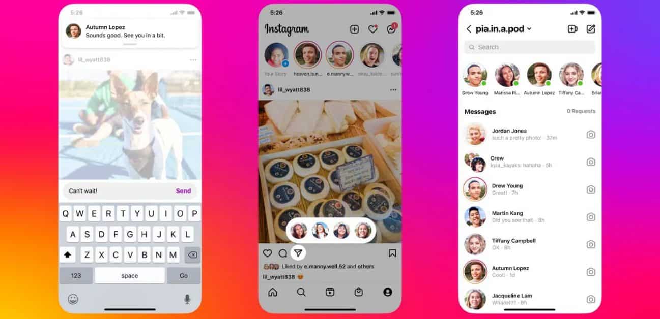 New Features of Instagram Messaging on mobile