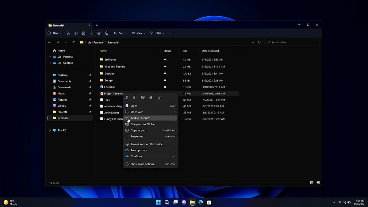 Microsoft’s updated File Explorer in Windows 11