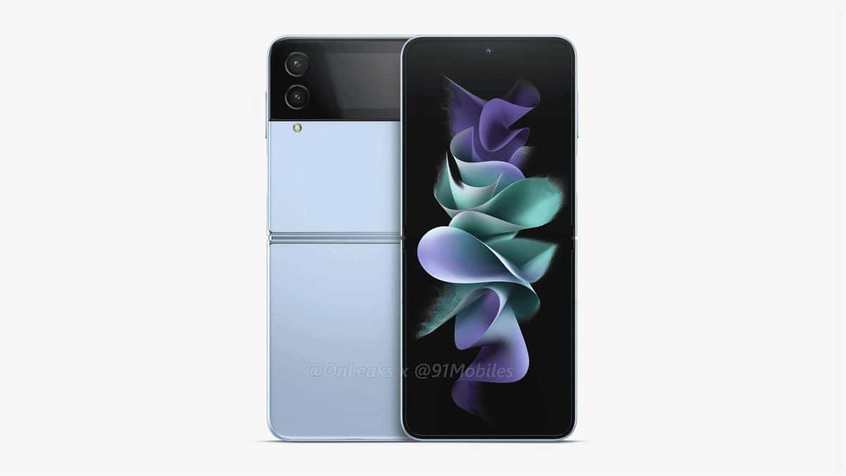 Galaxy Z Flip 4 render