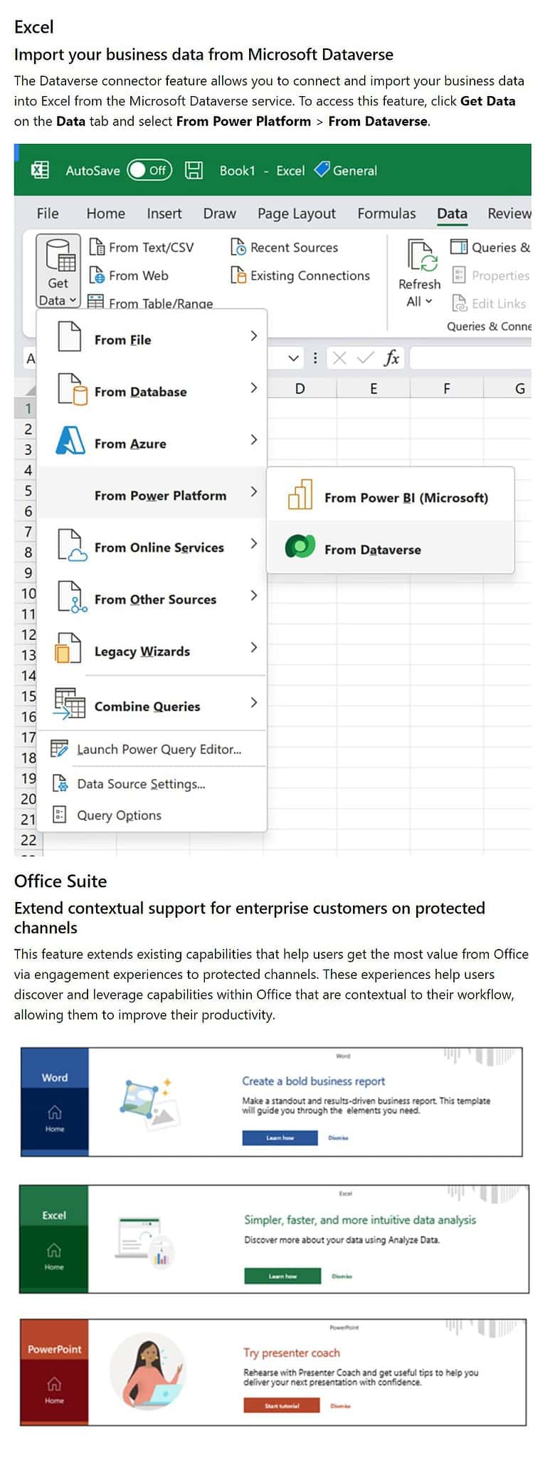 Office users get a new Microsoft Dataverse connector feature with the ...