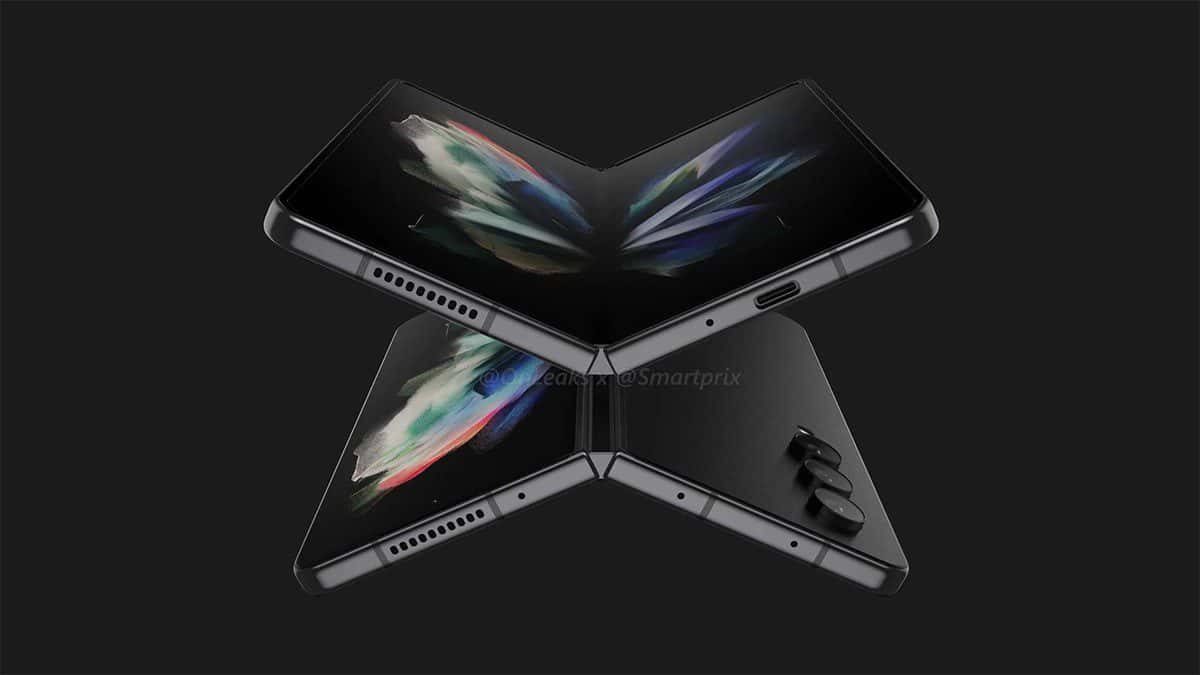 Galaxy Z fold 4 render