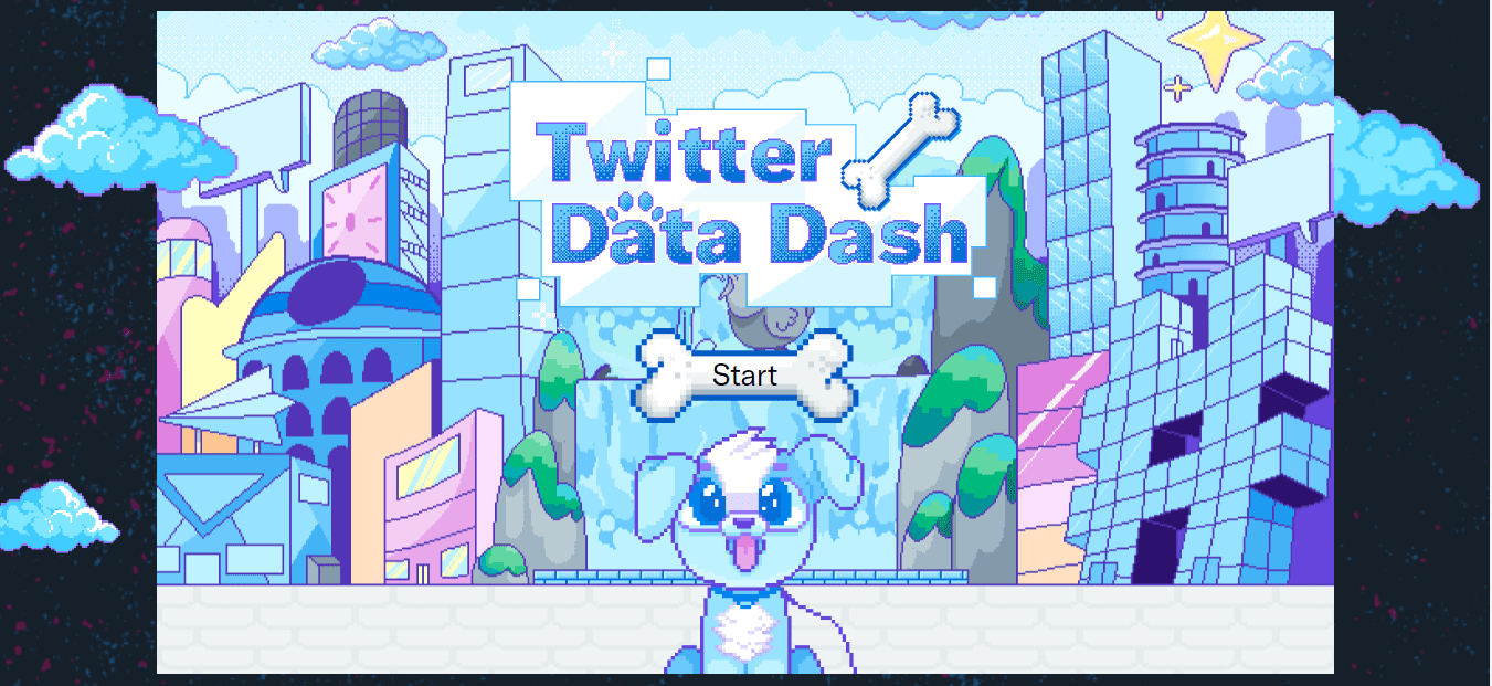 Twitter Data Dash játék