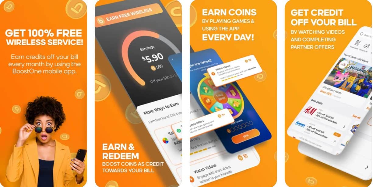 Boost Mobile's BoostOne app lets customers earn coins redeemable as