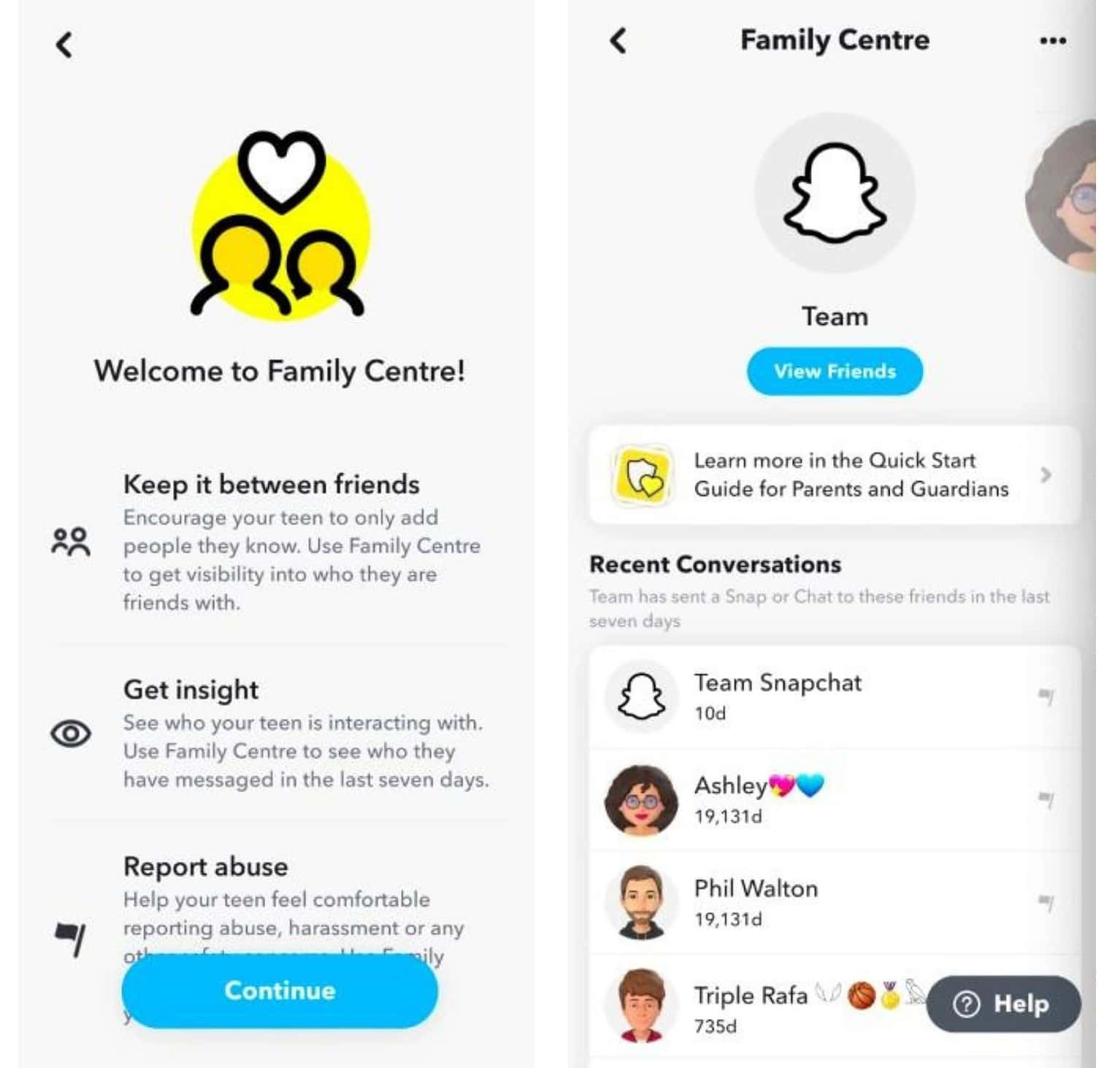 Snapchat’s “Family Center” Parental Control Feature Is Now Under ...