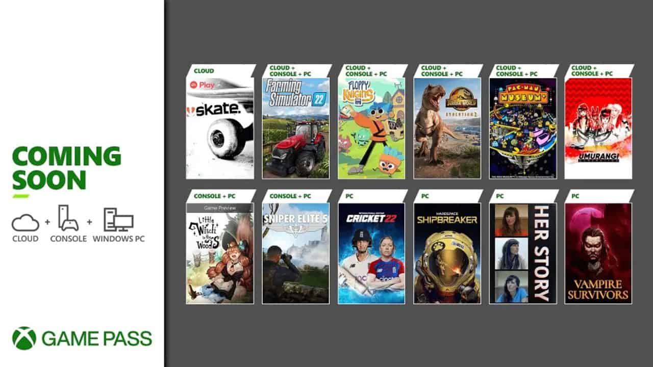 Xbox Game Pass coming soon