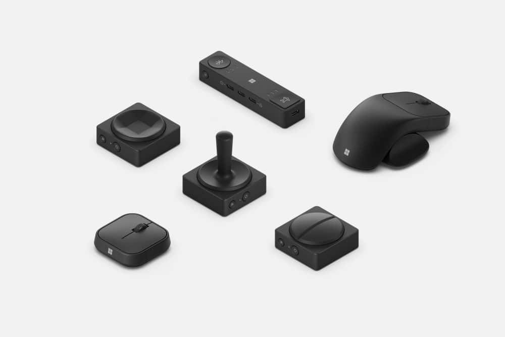 Microsoft Adaptive Accessories: Microsoft Adaptive Mouse, Microsoft Adaptive Hub, and Microsoft Adaptive Buttons