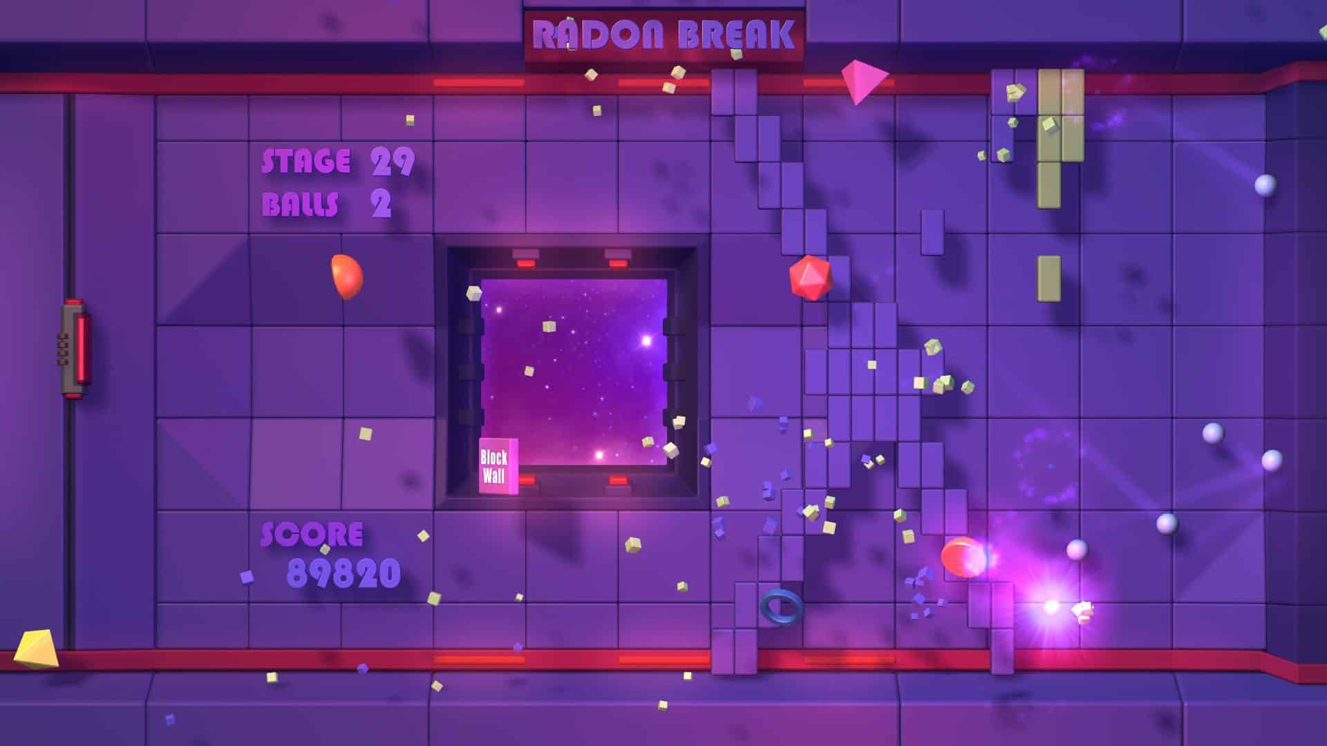 Radon Break game scene screenshot