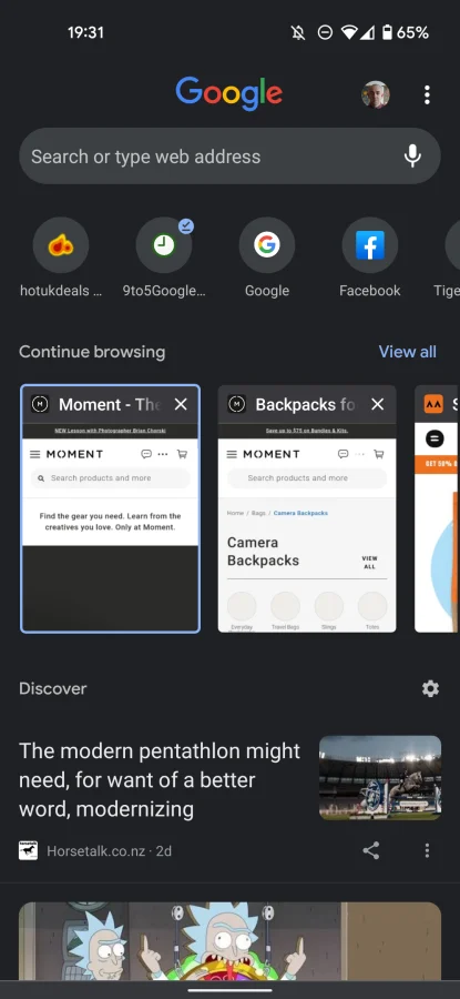 Why is this new topics carousel in my new tab? : r/chrome