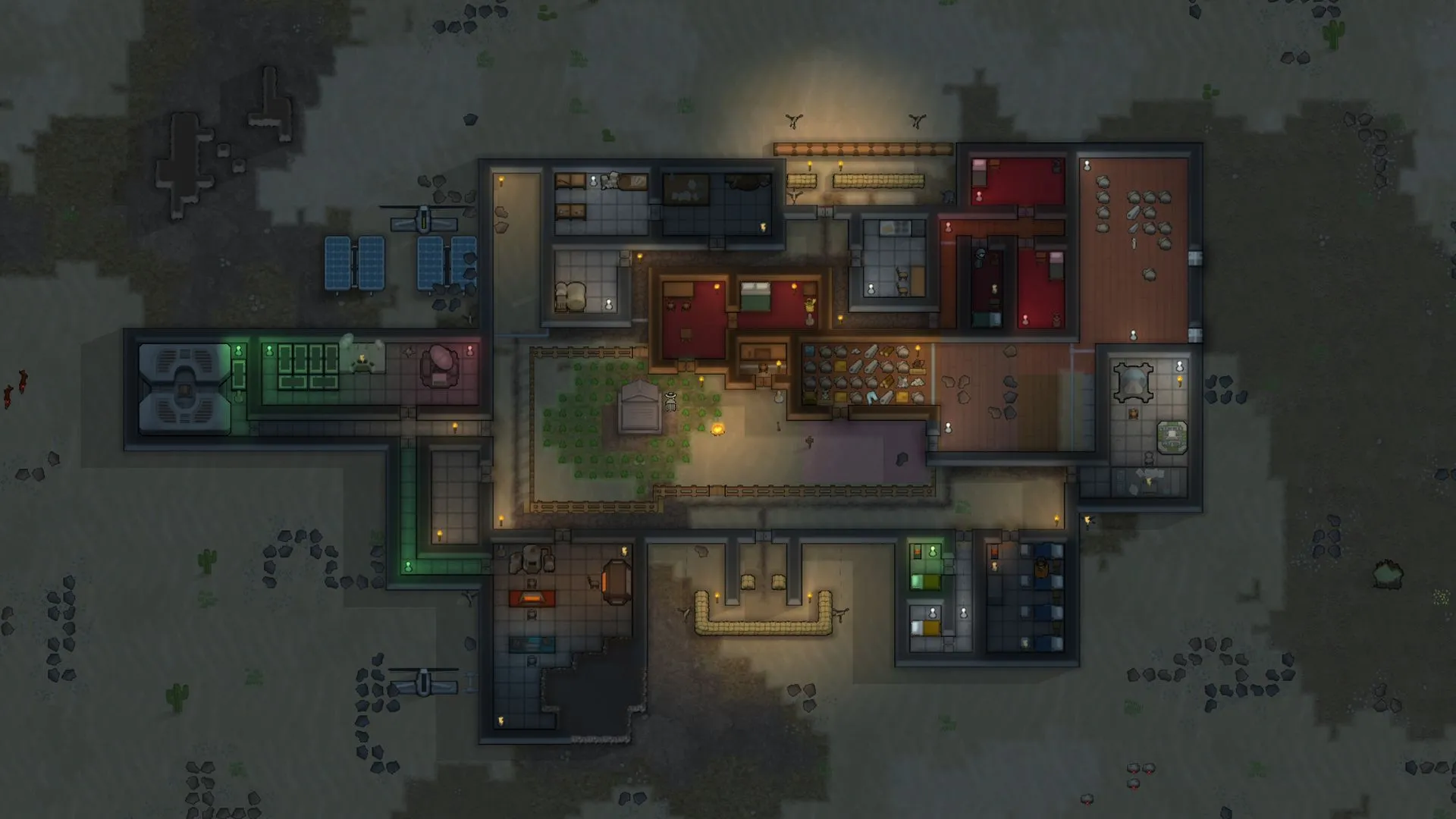 RimWorld Console Edition -pelin kohtauksen kuvakaappaus