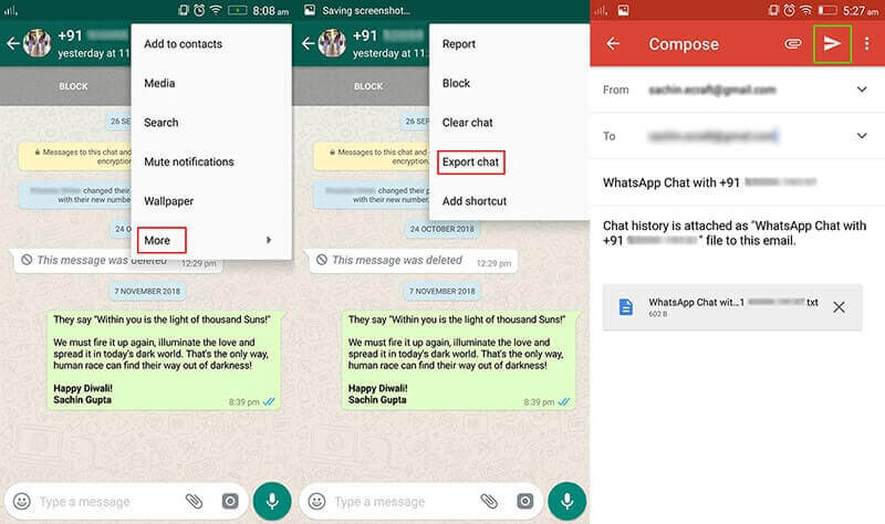 e-mail-export-whatsapp-chat-android