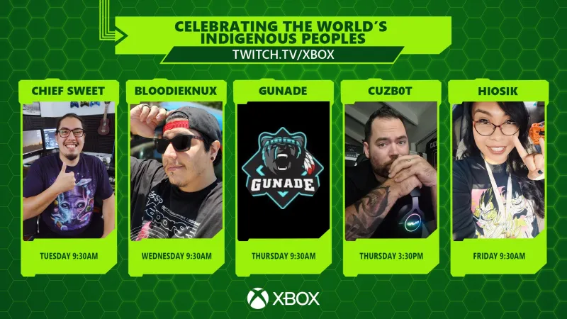 Feature Indigenous Streamers at Xbox Plays