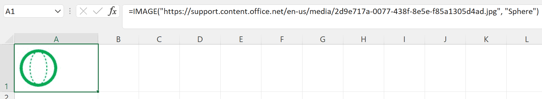 Microsoft Excel IMAGE function