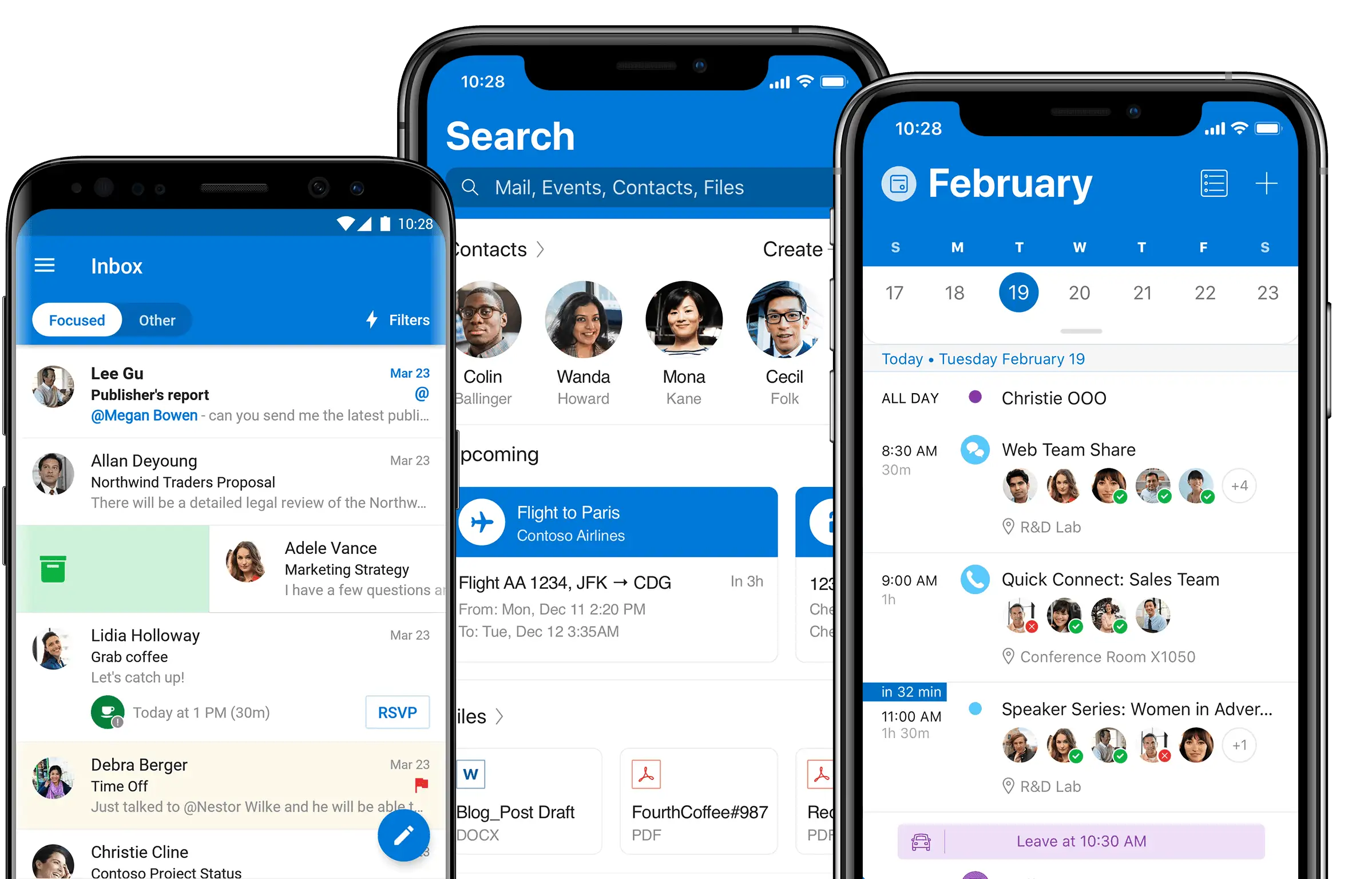 Os usuários móveis do Microsoft Outlook em breve terão vários novos recursos