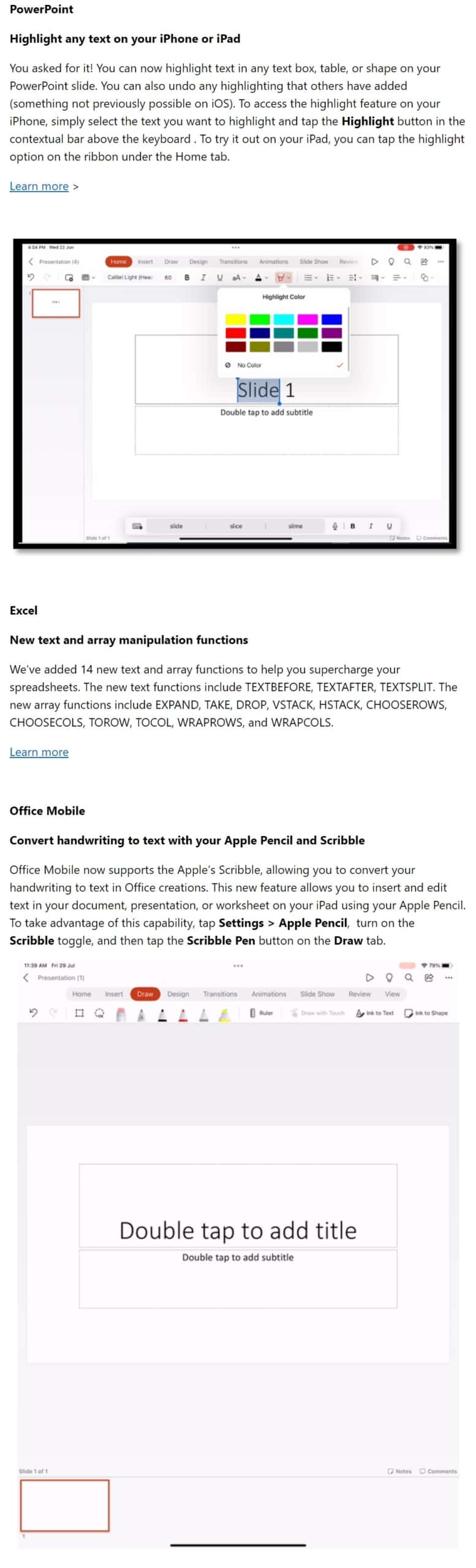 Office version 2.64 (22080500)