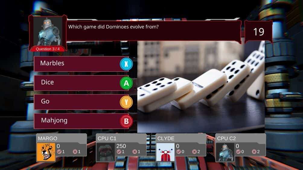 Droid Trivia game scene screenshot