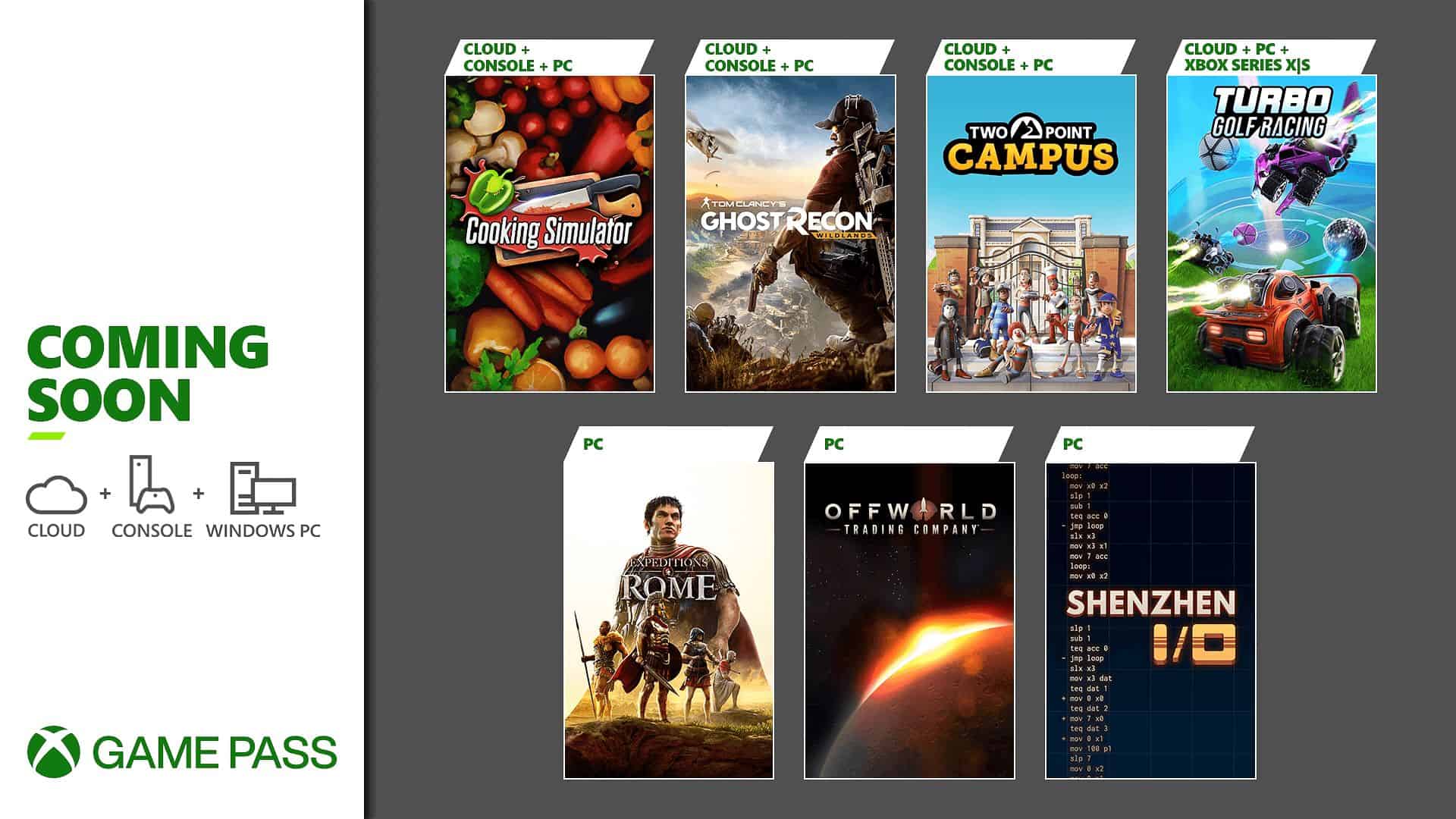 Games coming soon to game pass : r/XboxGamePass