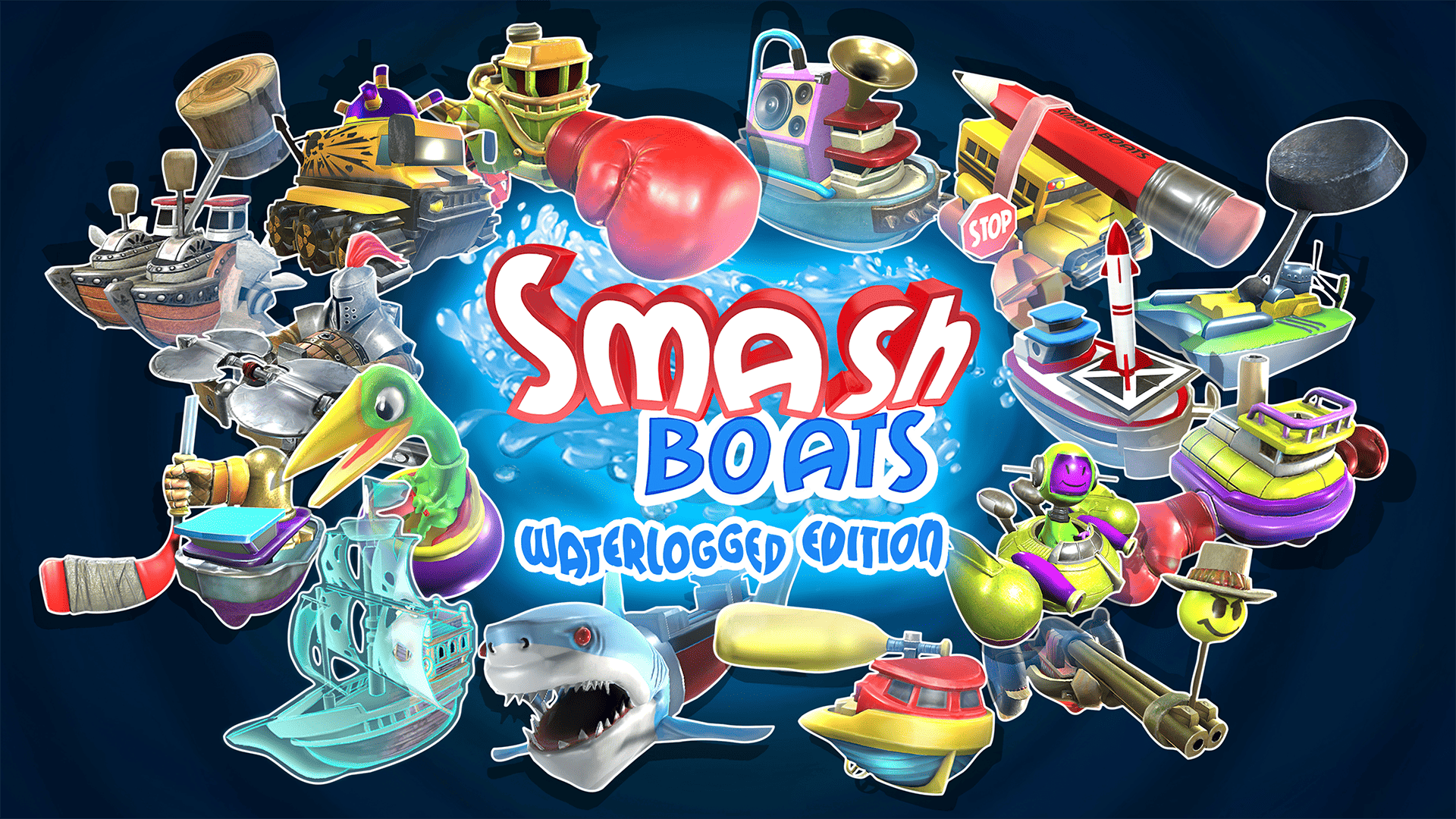 Smash Boats Waterlogged Edition game poster