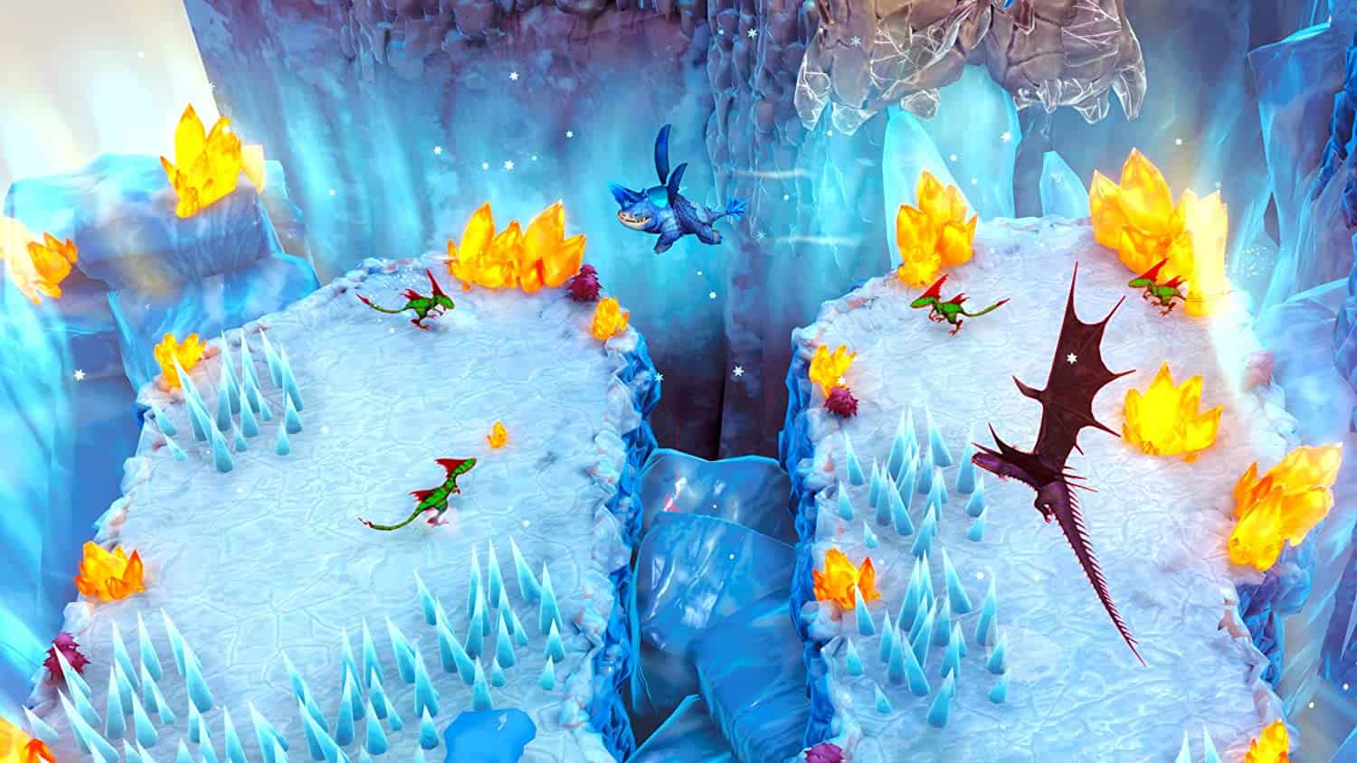 Screenshot des Spiels DreamWorks Dragons: Legends of The Nine Realms