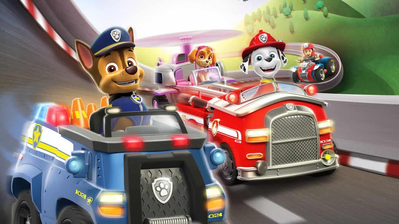 PAW Patrol Grand Prix game poster