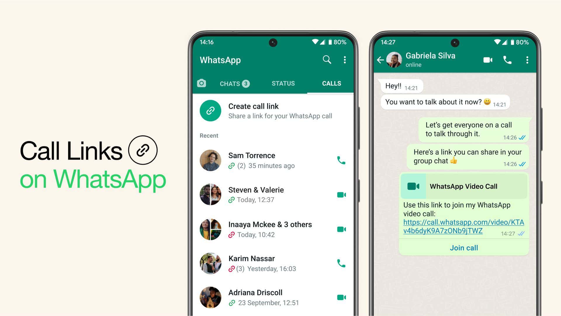 Meta объявляет о том, что ссылки на вызовы в WhatsApp будут доступны с этой  недели