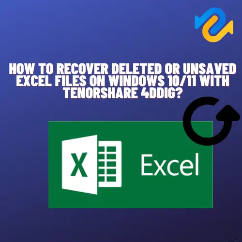 how to recover deleted excel files