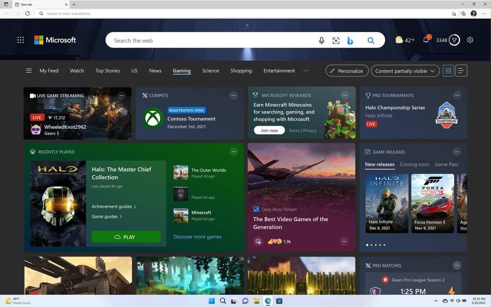 Microsoft Edge PC Gaming