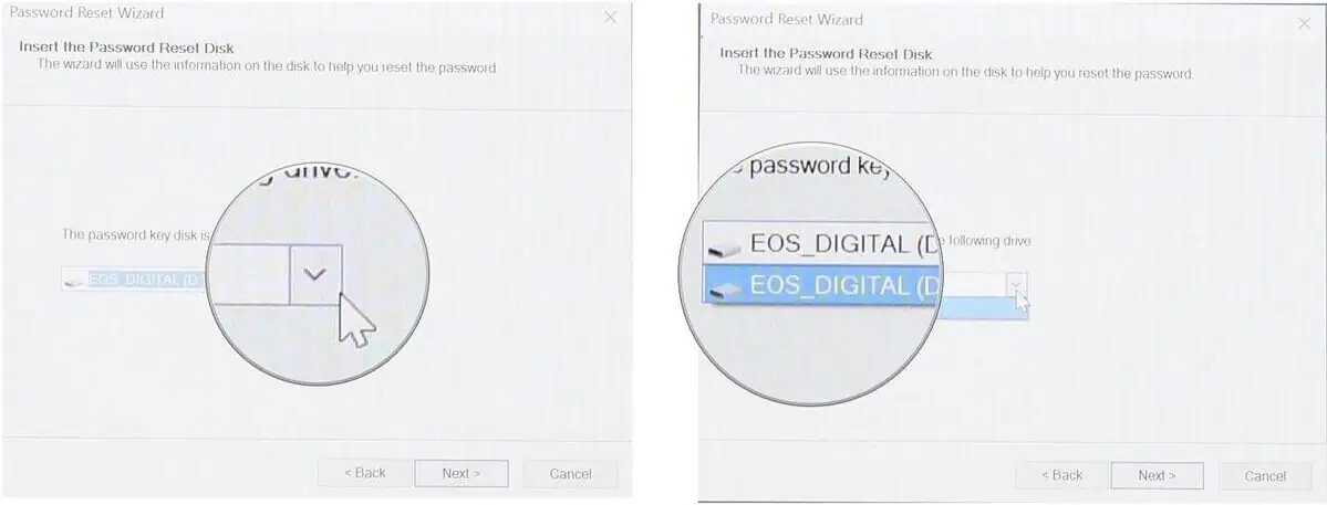 password reset disk windows 11