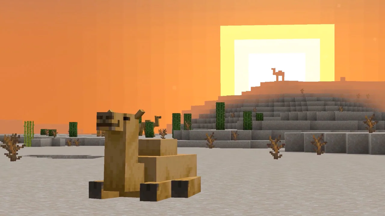 camel mob in Minecraft 1.20 update