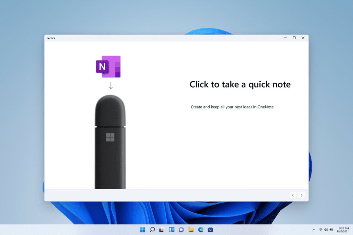 onenote quick notes