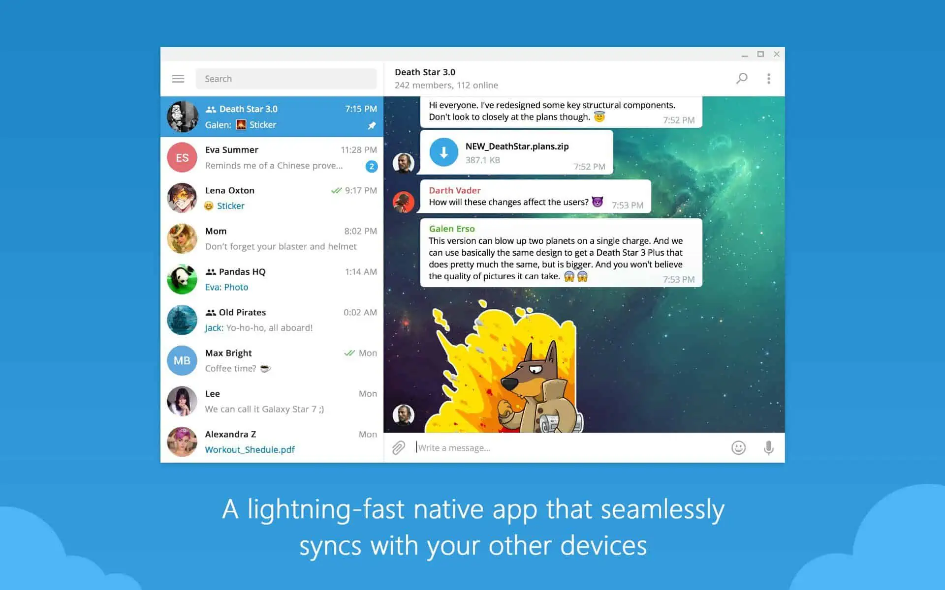 Telegram Desktop 更新了一系列新功能