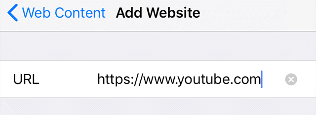 Bloquer YouTube sur iPhone