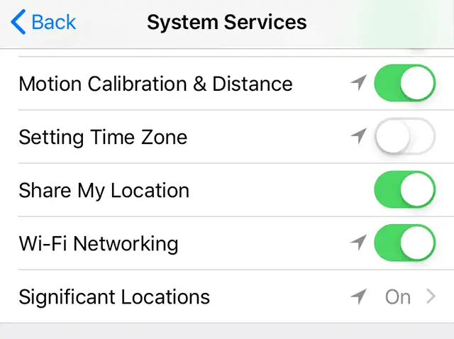Disable time change option on iPhone