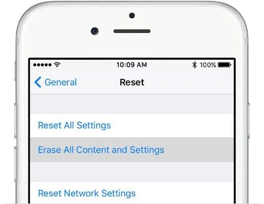 Remove Screen Time by Factory Reset
