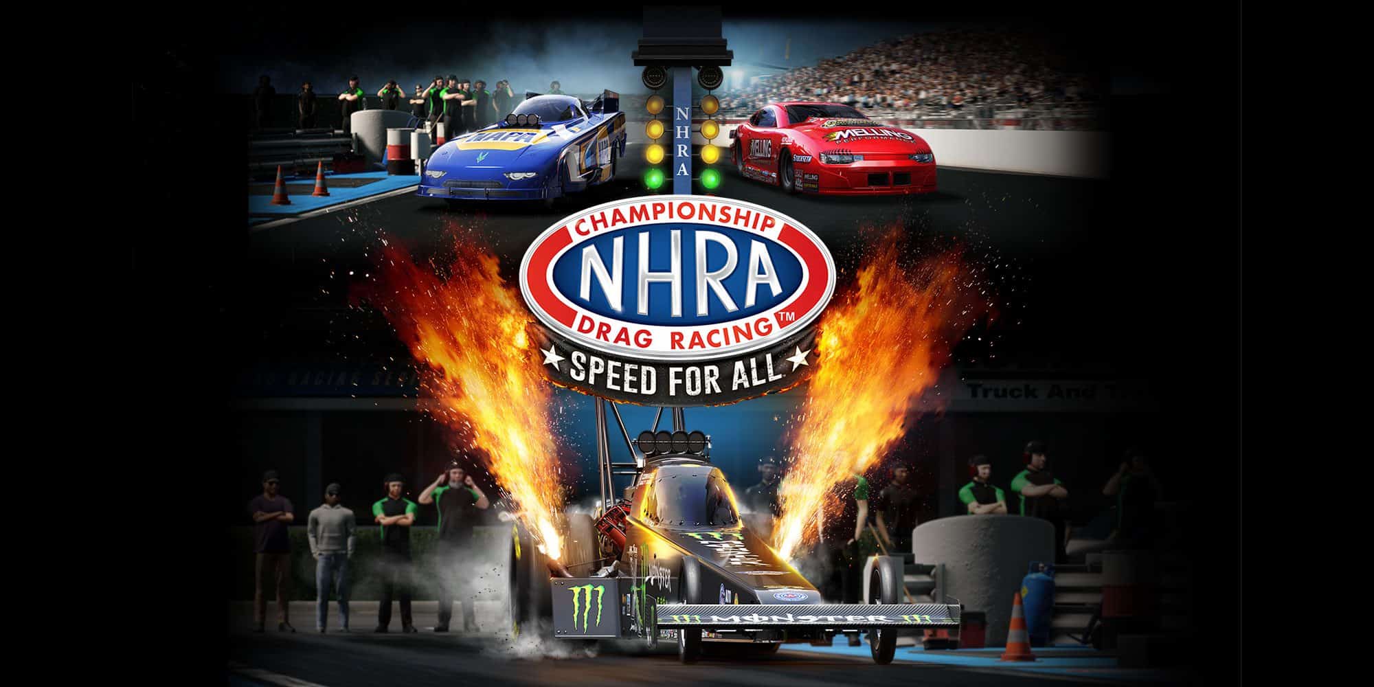 NHRA Championship Drag Racing: Speed for All game poster